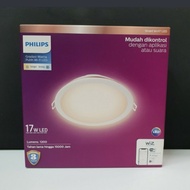 PUTIH Downlight philips Smart WiFi led 17W Tuneable Dimmer White - Yellow Downlight led philips WiFi