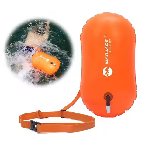 Inflatable Swimming Buoy Safety Buoy PVC Lifebuoy Buoy With Waist Belt Prevent Drowning Floating Bal
