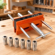 HL Drill Guide Locator Jig Metal Body Guide Bushings SelfCentering Doweling Jig