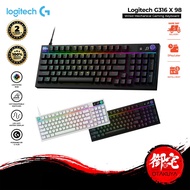 【9.25 SALE】Logitech G316 X 98 Wired Gaming Keyboard Hot-Swappable Linear Tactitle Switches, Gasket D