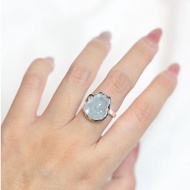 AQUAMARINE FOLLOWER RING