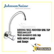 Johnson Suisse WBFA300521CP Ravenna Wall-Mounted Sink Tap