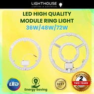 [ LIGHTHOUSE ] LED MODULE LIGHT 36W/48W/72W MAGNETIC CEILING LIGHT LAMP LAMPU SILING BULAT CIRCULAR 