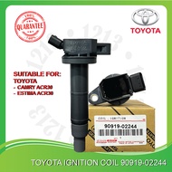 ORIGINAL 90919-02244 TOYOTA IGNITION COIL CAMRY WISH ESTIMA ALPHARD VELLFIRE HARRIER RAV4 IPSUM PLUG