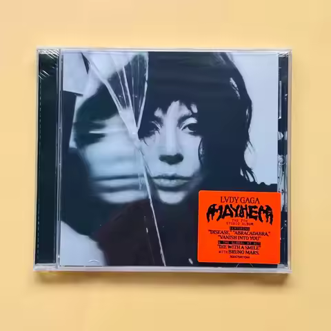 Lady Gaga "Mayhem" 7th Studio Album Pop Music CD Featuring "Die with A Smile" with Bruno Mars Experi
