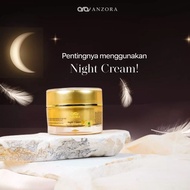 night cream anzora skincare - day cream anzora skincare - malam glow bpom