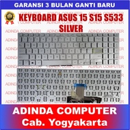 Asus VivoBook 15 S15 S533 M533 M533E M533F M533I M533IA M533J M533U M533UA M5600I SILVER Keyboard