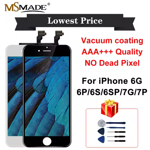 AAAAA+++ For iPhone 6S Display 6 Plus LCD Touch Screen Digitizer Assembly With 3D Force For iPhone 6