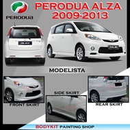 PERODUA ALZA 2008-2013 MODELISTA  STYLE FULLSET SKIRTING MATERIAL PU BODYKIT