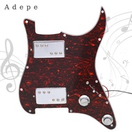 [Adepe] HH Guitar Pickguard High Performance, 3 Ply, Two Humbucker Pickups, Prewired Loaded Pickguar