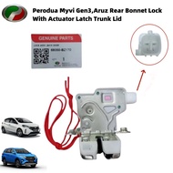 Perodua Myvi D20n Gen3, Aruz Rear Bonnet Lock With Actuator Latch Trunk Lid 4 Pin (69350-BZ170)