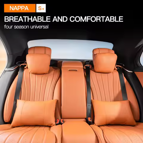 Car Interior 5-Color Selectable Headrest For BMW M X3 X5 X7 E39 E46 E60 E65 E90 F01 F10 F20 F30 G20 