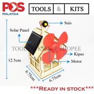 Solar Fan Kit with ON/OFF Switch RBT Project Tingkatan 5 FREE PAINTING SET [Kipas Solar RBT dgn Suis