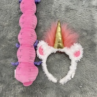 AGNES UNICORN MINIONS DESPICABLE ME HEADBAND ORIGINAL UNIVERSAL STUDIO SINGAPORE FLUFFY