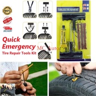Car Tubeless Tyre Puncture Repair Kit / Set Penampal Tayar Kereta Bocor / Tire Patching Repair Tyre 