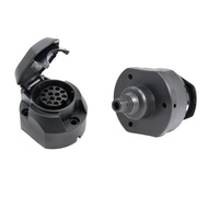 [mfnpqcn] 13-Pin 13 Way 12V Truck Trailer Boat Light Socket Receptacle Connector