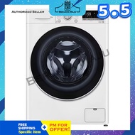 LG 9.0KG/5.0KG AI Inverter Direct Drive Front Load Fully Washer Dryer FV1209D4W (White)