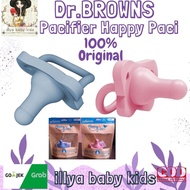 DR BROWN'S PACIFIER SILICONE SOOTHER 0M+ 3m+orthees / PACIFIER 0-6 months Happy Paci One Piece | Bab
