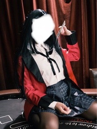 狂賭之淵校服 蛇喰夢子 cos服 Kakegurui Yumeko Jabami Cosplay Costume