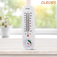 CLEOES Temperature Humidity Gauge Electronic Humidity Gauge Hanging Gauge Humidity Meter Sensor Wall