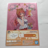 BANDAI - 一番賞 五等分之花嫁 五等分新娘 最高之休日 L賞 A4 File 文件夾 文件套 週邊文具 NO.1 中野五月 [平行進口]