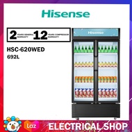 Midea 980L Double Door Show Case MDRZ952FGG30 Showcase Chiller / Hisense 692L HSC-620WED / HSC620WED