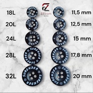 Custom Brand Buttons in Various Sizes Cufflink Button Cover Cufflinks