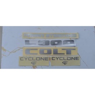 L300 writing sticker colt sticker/ power steering sticker/ cyclone sticker/ L300 colt sticker/