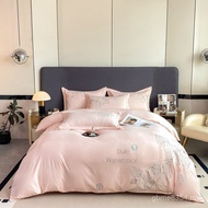 Four-Piece Set Cotton Non-Exchange Embroidery Non-Refundable New Style Bed Cloud Sheet 2025 YGG9