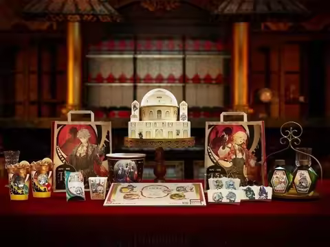 Official Anime Genshin Impact X KFC Cosplay Alhaitham Kaveh Acrylic Standing Plates Cup Badges Castl