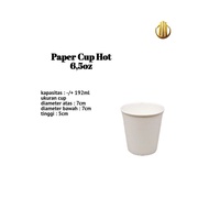 6.5oz coffee paper cup