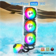 MONTECH HyperFlow ARGB 360 - AIO Liquid CPU Cooler [ BLACK / WHITE ]