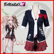 BH2 Danganronpa Junko Enoshima Cosplay Costume Set - Wig & Student Uniform