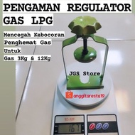 LPG Gas Regulator Safety 3kg 12kg Stove Safety Gas Cylinder Regulator Locking