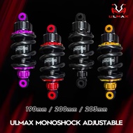 ULMAX MONOSHOCK PURPLE LC135 190MM 200MM Y15ZR 205MM MONO SHOCK ABSORBER ORIGINAL ULMAX ESR RACING A