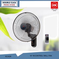 KDK KC4GR 16" Remote Control Wall Fan