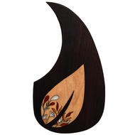 D45มาร์ติน Pickguard Gitar Akustik ไม้เนื้อแข็งฝังใบหอยเป๋าฮื้อ