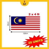 Malaysia Flag Jalur Gemilang Bendera Malaysia Bendera Negeri Bendera States Flag Nylon (2 x 4) (20 U