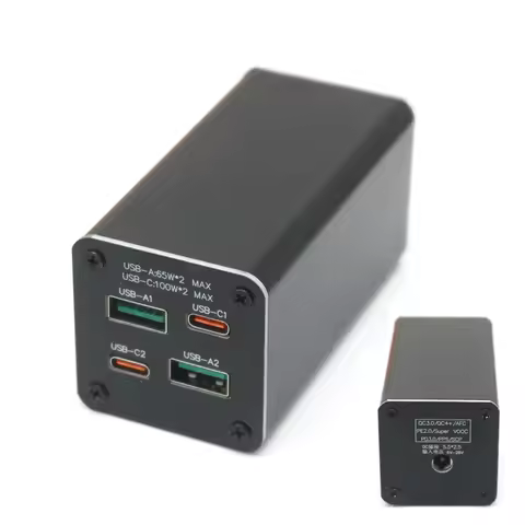 PD 100W CAR Charger Fast Charging Module TYPE-C USB Independent Fast charge Converter SVOOC65W Mobil