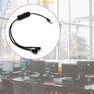 Best 40cm 15 75in Fan Power Adapter Cable 1 to 2 Ways USB to 3 4 Pin PWM 5V Fan Connector with On  S