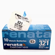 1 Renata Renata 321 Watch Battery SR616SW Silver Oxide Button Battery 1.55V Small Single