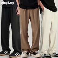 Solid Color Seluar Lelaki Seluar Baggy Lelaki Brown Sweatpants Men Baggy Pants Seluar Slack Lelaki S