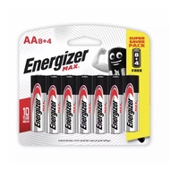 【100% Original】12‘s/6‘s Energizer MAX Alkaline Batteries AAA/AA Pack