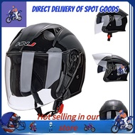 helmet ♖100 Original HNJ Helmet Motor Safety Double Visor Motorcycle Murah Half Open Face❖