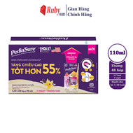 [Date T04/26] Thùng 48 Hộp Sữa nước Pediasure Vani ít ngọt 180ml