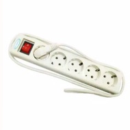 5-HOLE PLUG + SWITCH + CABLE - CABLE CONNECTION - ELECTRICAL PLUG - ELECTRICAL CONNECTION