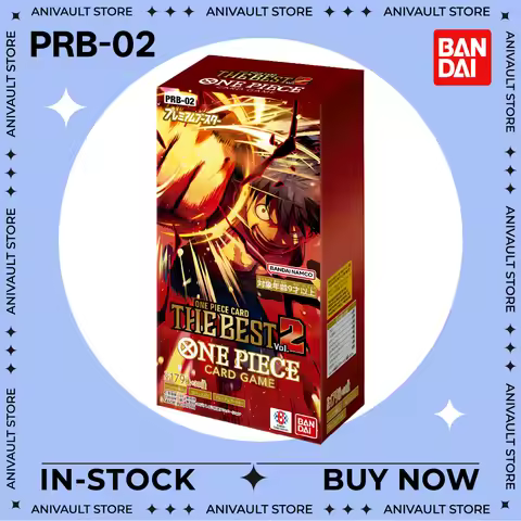 Original Bandai One Piece Anime Booster Box PRB01 PRB02 OP04 OP05 OP15 Awakening of the New Era TCG 