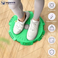 UQUEEN 3D Rotating Waist Twister Disc with Resistance Bands Non-Slip Massage Base Abdominal Training