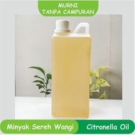 1liter minyak atsiri sereh wangi murni citronella pure essential oil