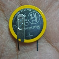 ของแท้ Panasonic CR2032 แบตเตอรี่บัดกรี แบตเตอรี่ 3V พร้อมขา